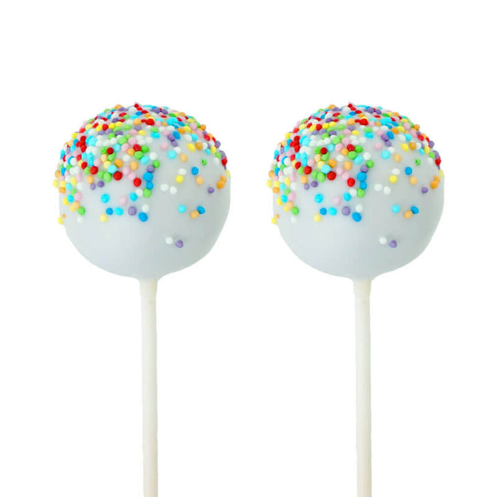 Röda Gender Reveal Cake-Pops "It's a Girl" (12 st)