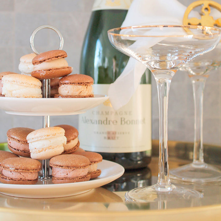 Guldiga Jul-Macarons (16 st)