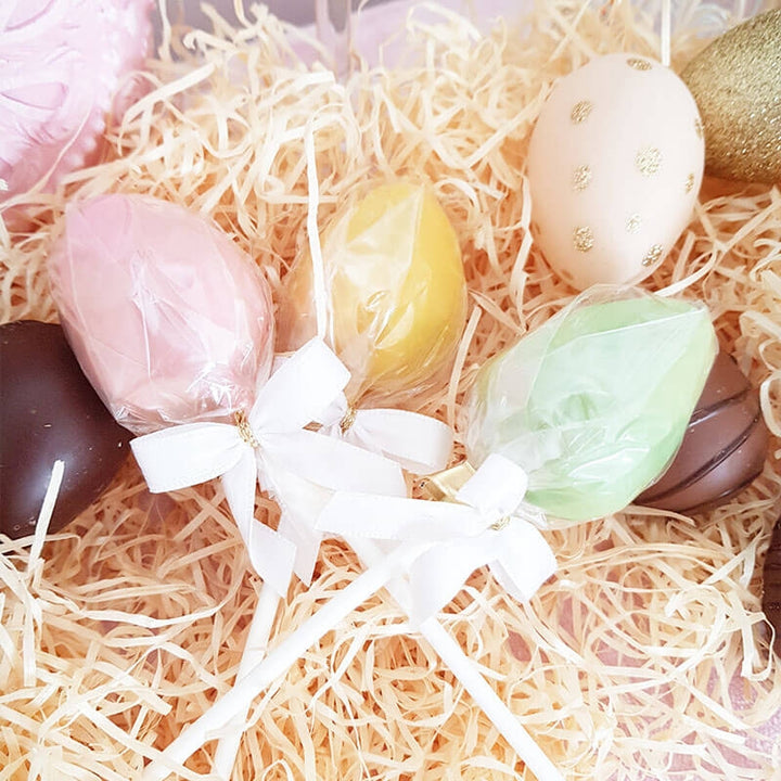 Färgglada cake-pops ägg  (12 st)