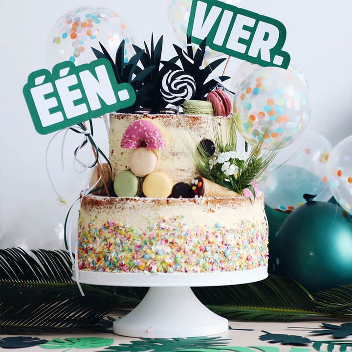 Naked Cake tvåvåningstårta