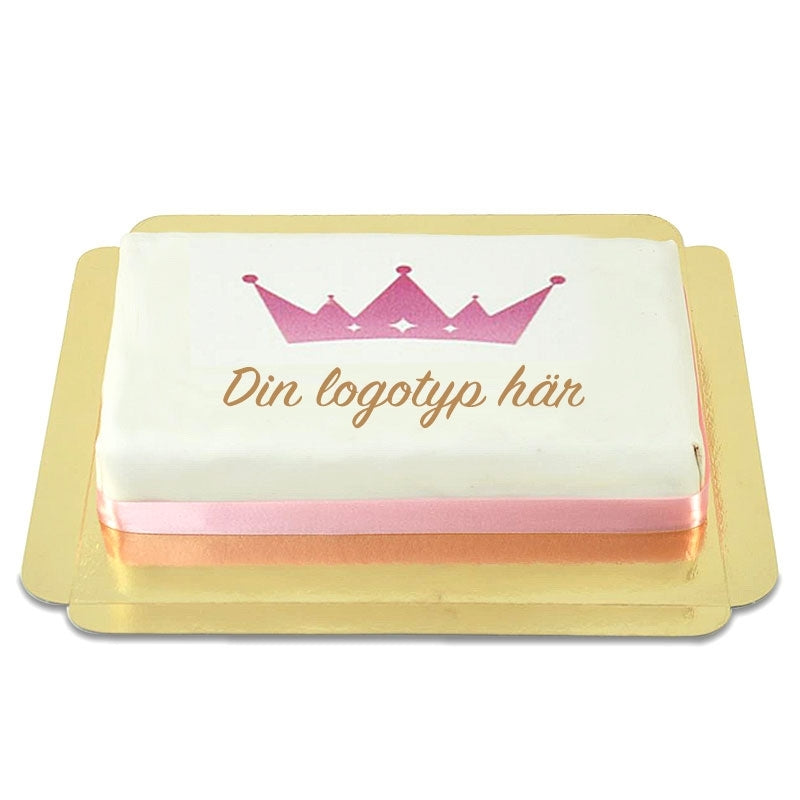Logotyptårta S - 20 x 14 cm 