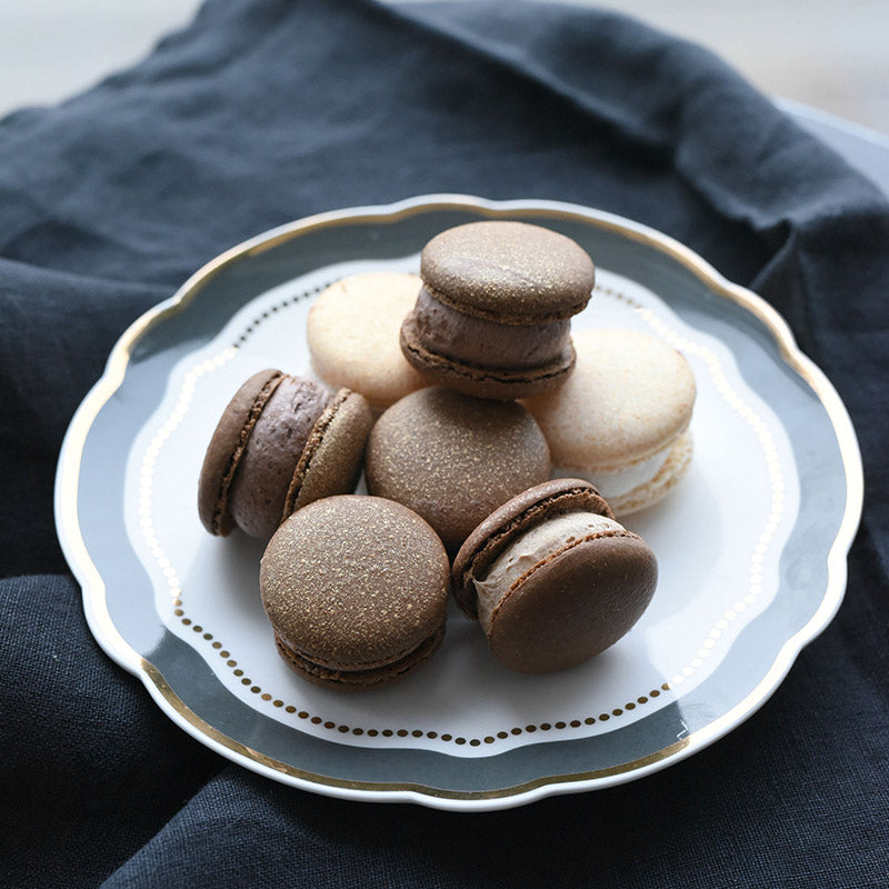 Guldiga Jul-Macarons (16 st)