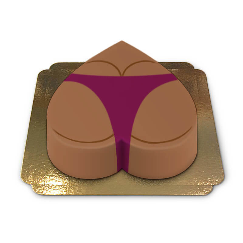 Rumptårta, lila bikini