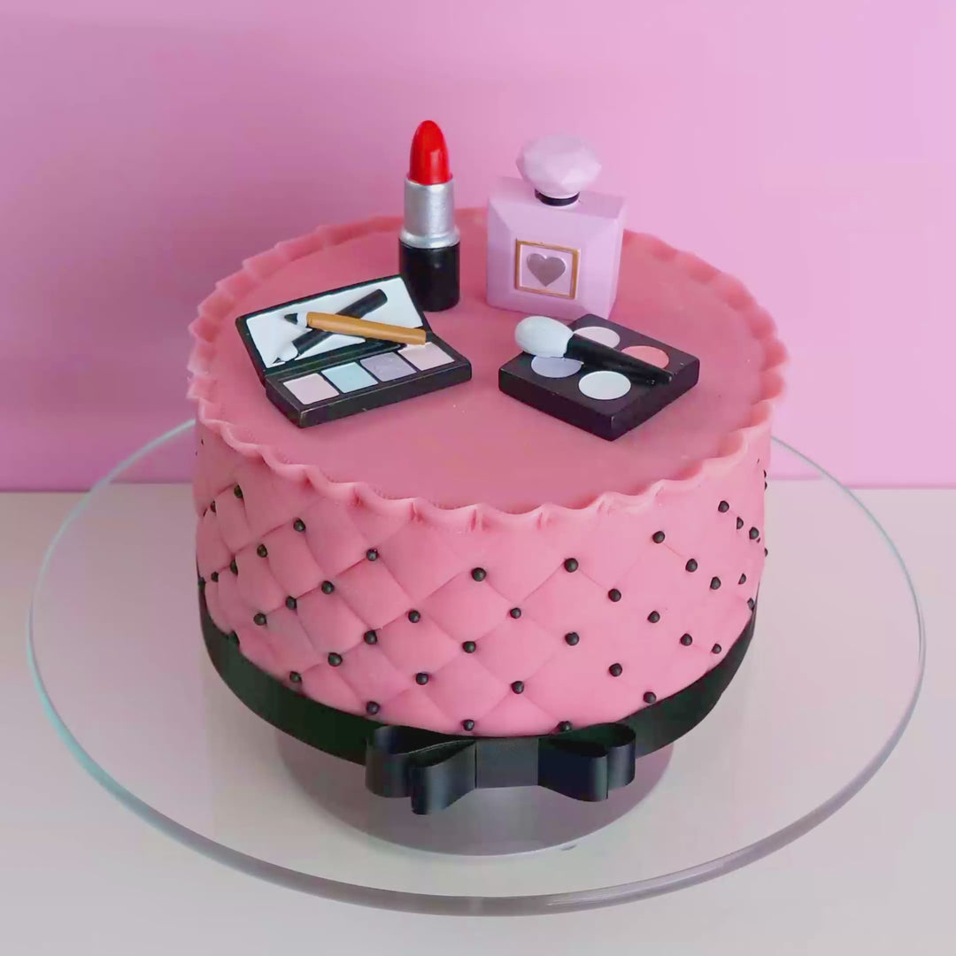 Deluxe Make-Up Tårta med svart band