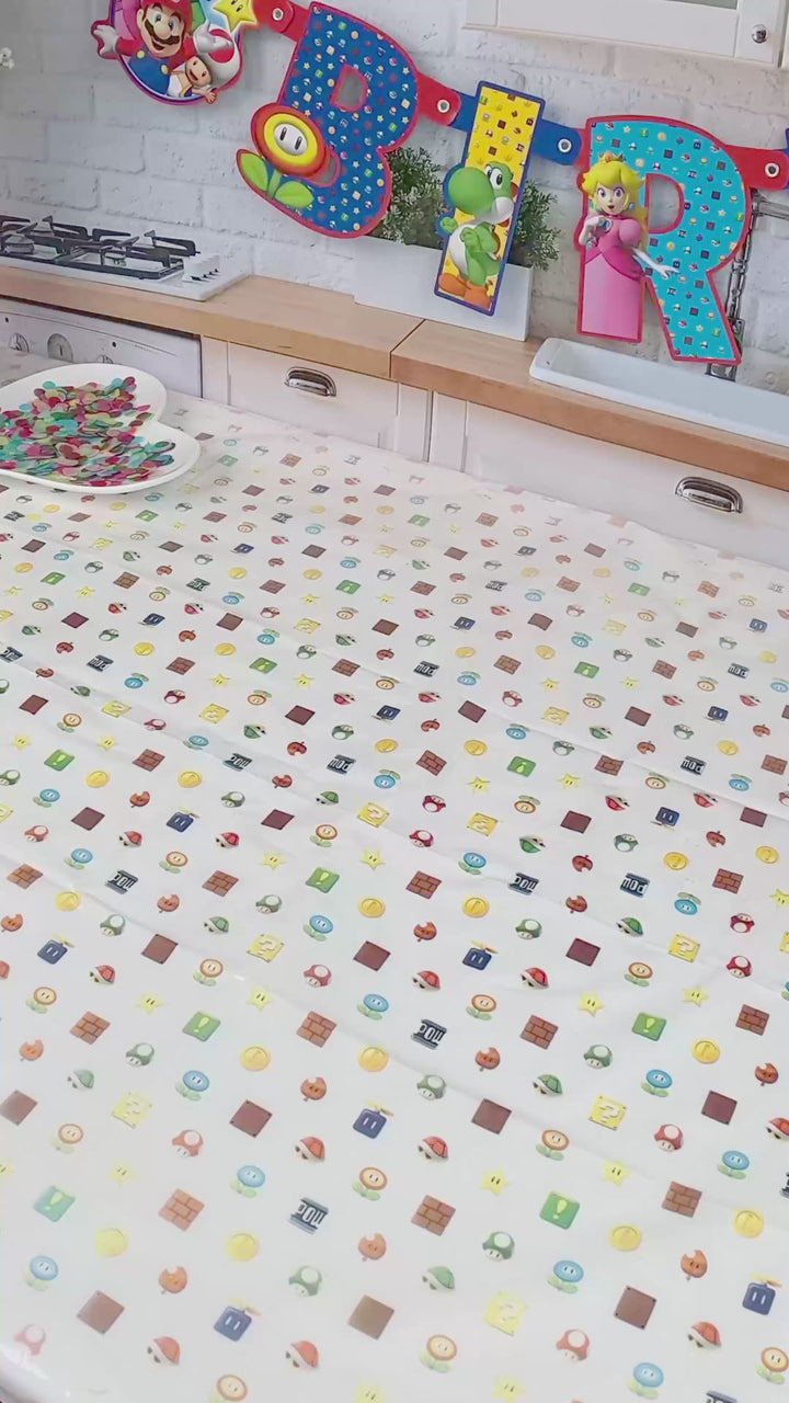 Mario kart® på regnbågsbana-tårta