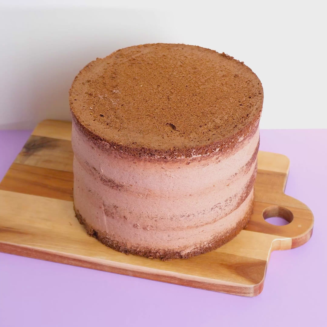Choklad Naked Cake - olika storlekar