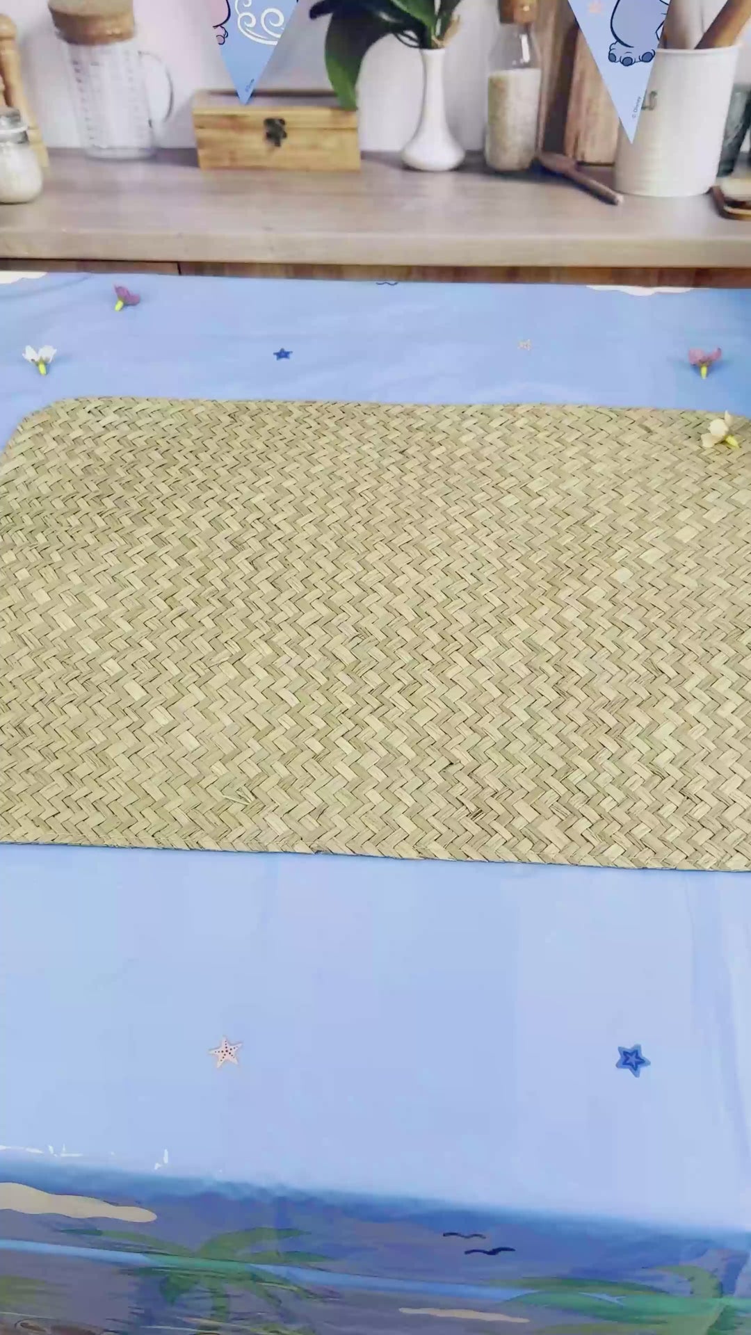 Angel & Stitch® på tropisk deluxe-tårta