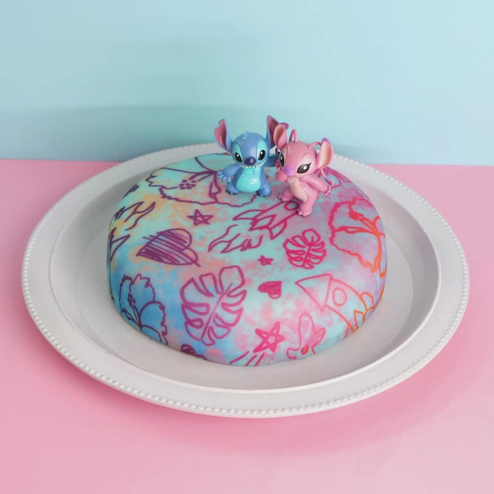 Angel & Stitch® på tårta