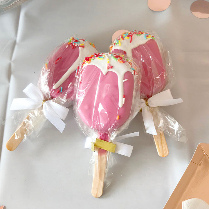 Cake-Popsicle rosa (10 st)