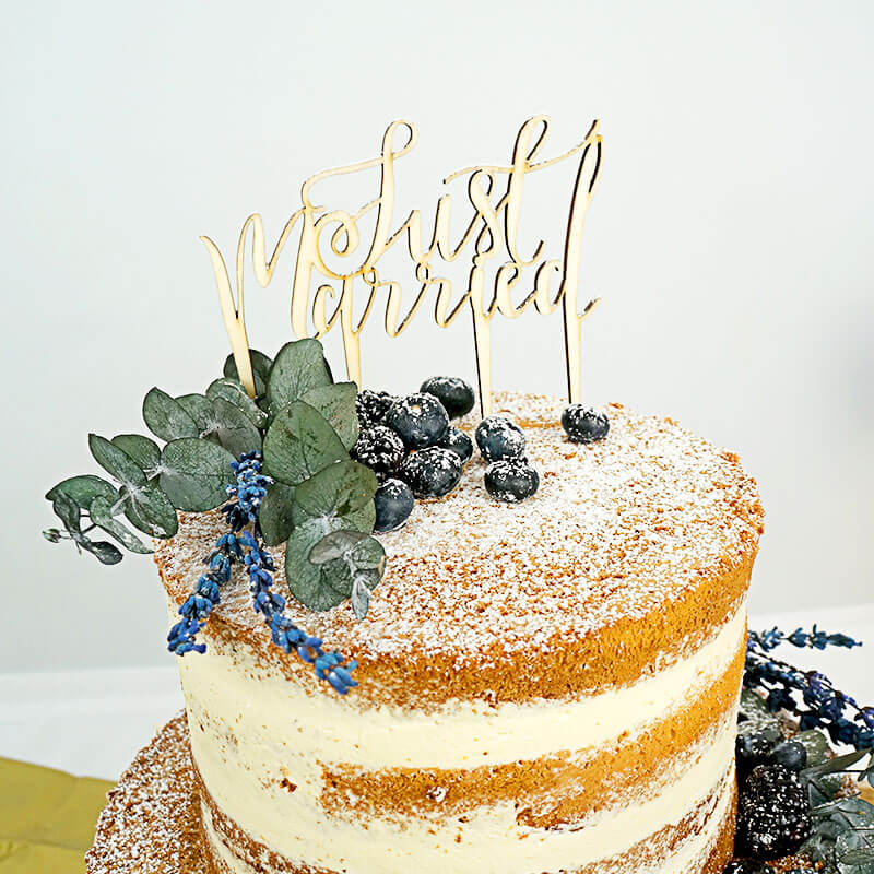 Naked Cake, bröllopstårta