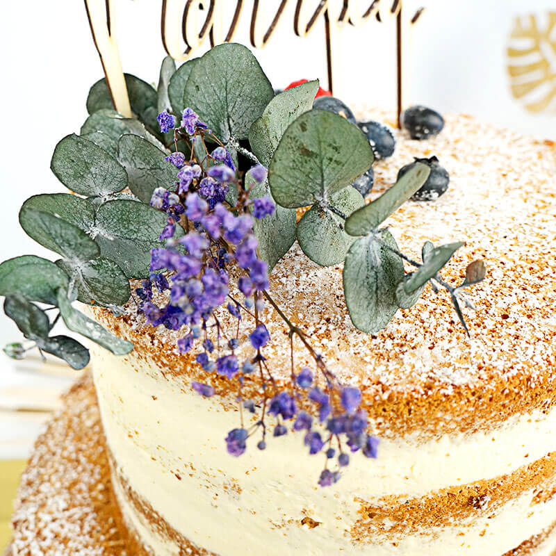 Naked Cake, bröllopstårta