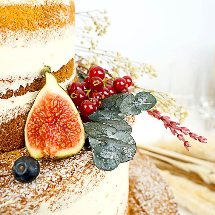 Naked Cake, bröllopstårta