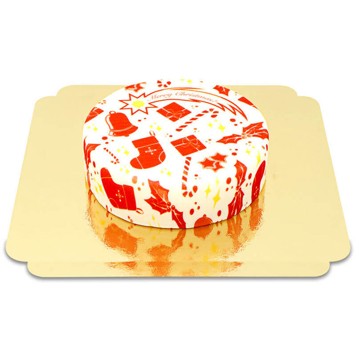 Presentpapperstårta "Jul"