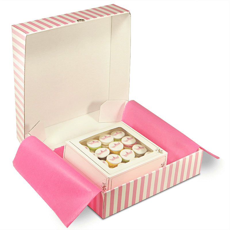 Macarons med Logotyp (16 st)
