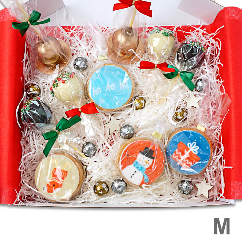 Presentbox med julbakverk