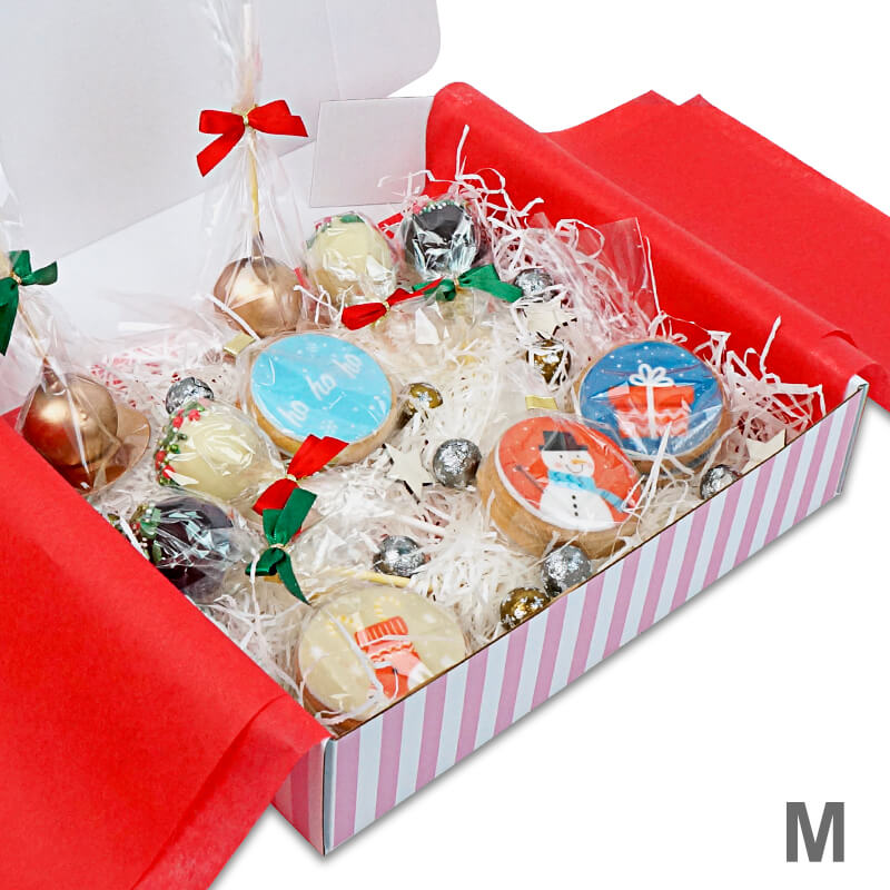 Presentbox med julbakverk