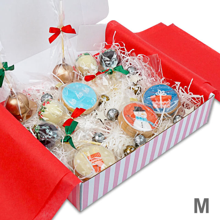 Presentbox med julbakverk