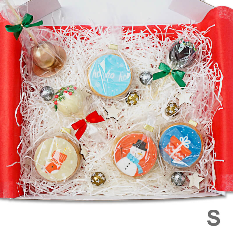 Presentbox med julbakverk