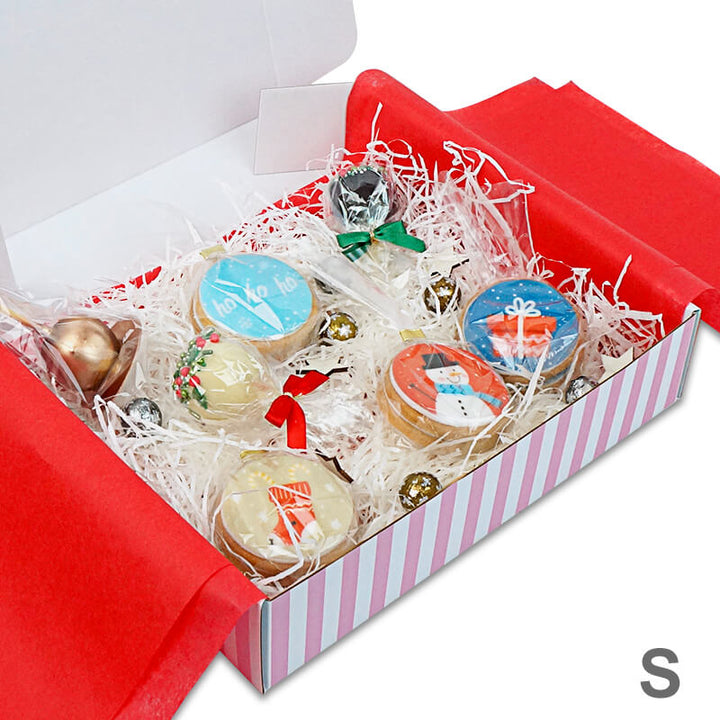 Presentbox med julbakverk
