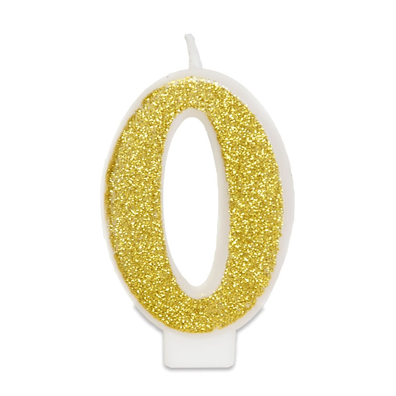 Guld sifferljus nummer 0