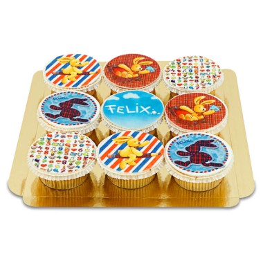 Felix Kanin cupcakes (9 stycken)