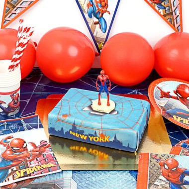 Spiderman® Partyset inkl. Tårta